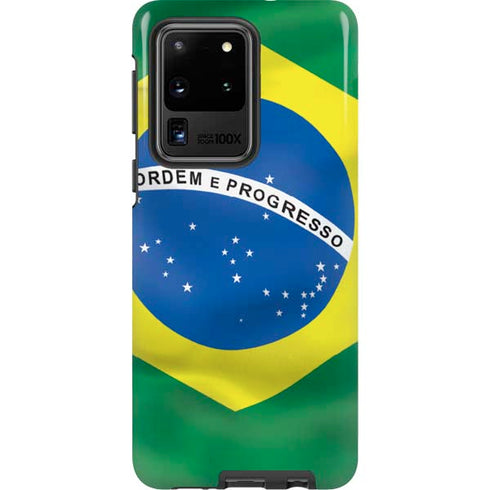 Brazil Flag Galaxy S20 Ultra 5G Pro Case